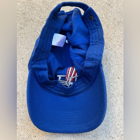 Life is Good Hat Blue Cap Adjustable One Size Summer Flag Beach Relax Strapback - Picture 4 of 8